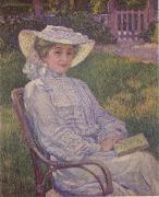Theo Van Rysselberghe The Woman in White oil on canvas